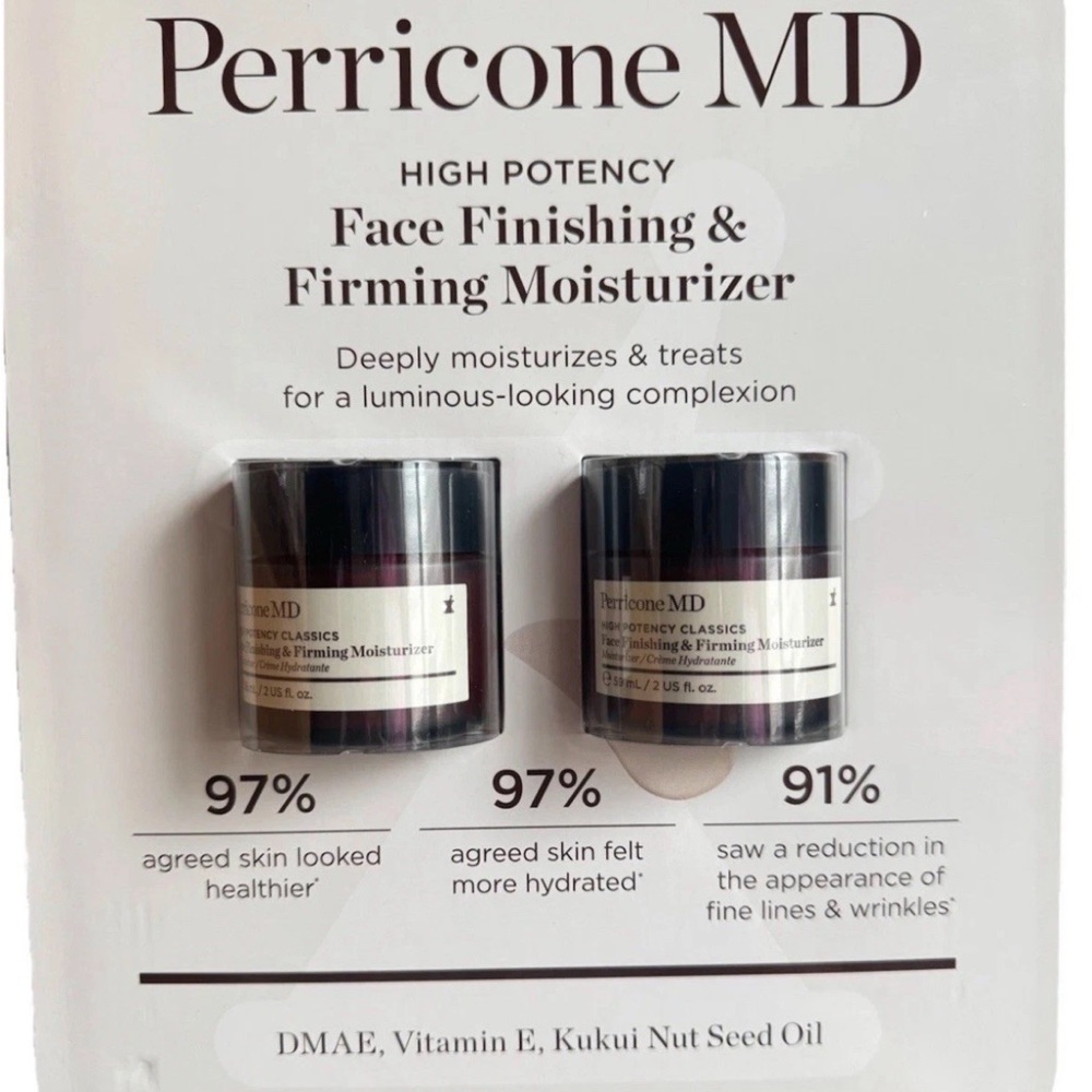Perricone MD High Potency Face Finishing & Firming Moisturizer - Black and White